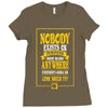 nobody exists on purpose Ladies Fitted T-Shirt