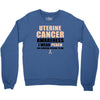 Uterine Cancer Awareness I Wear Peach For Some Special To Me Crewneck Sweatshirt