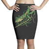 praying mantis Pencil Skirts