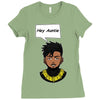 hey auntie killmonger Ladies Fitted T-Shirt