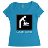 game over baby Women's Triblend Scoop T-shirt