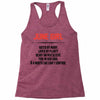 June Girl Hated By Many Racerback Tank