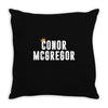 conor mcgregor crown Throw Pillow