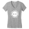 my girl is stronger than you Women's V-Neck T-Shirt