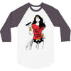 wonder woman 3/4 Sleeve Shirt