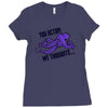 octopi my thoughts Ladies Fitted T-Shirt