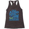 audio engineer tee Racerback Tank