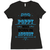 The Best Poppy Was Born In August Ladies Fitted T-Shirt