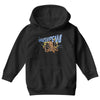 octopus with bubble gun goes pewpew Youth Hoodie