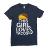 This Girl Loves Tacos Ladies Fitted T-Shirt