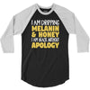 black without apology 3/4 Sleeve Shirt