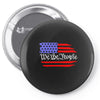 american flag we the people Pin-back button
