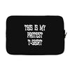 My First Protest T-Shirt Laptop sleeve