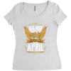 All Men Are Created Equal But Only The Best Are Born In April Women's Triblend Scoop T-shirt