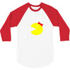 Mrs. Pacman 3/4 Sleeve Shirt