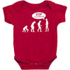 banksy funny human evolution indie Baby Bodysuit