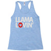 llama lovin' lover Racerback Tank
