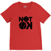 not ok baseball V-Neck Tee