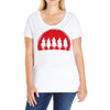 Warriors Ladies Curvy T-Shirt
