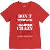 don't flirt with me i love may girl she is a crazy scorpio she will mu V-Neck Tee