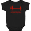 for a moment there you bored me to death Baby Bodysuit