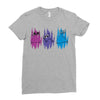 Colorful Cats Ladies Fitted T-Shirt
