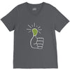green thumb V-Neck Tee