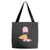 ice cream ghost Tote Bags