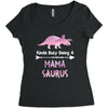 cool mama saurus. Women's Triblend Scoop T-shirt