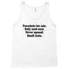 funny t shirt parachute for sale only used once never opened small sta Tank Top