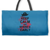 keep calm and where's carl tshirt the walking zombie tee apocalypes fu Weekender Totes