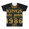 kings are born in 1986 All Over Men's T-shirt