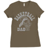 long sleeve s basketball dad Ladies Fitted T-Shirt