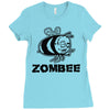 zombie bee Ladies Fitted T-Shirt