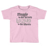 muggle in the streets, wizard in the sheets Toddler T-shirt