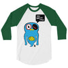 uberpup hey brain cakes! 3/4 Sleeve Shirt
