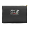 proud autism papa Accessory Pouches