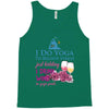 yoga and wine Tank Top