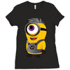 minion funkey Ladies Fitted T-Shirt