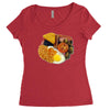 funny full english breakfast, ideal gift or birthday present Women's Triblend Scoop T-shirt