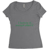 i before e Women's Triblend Scoop T-shirt