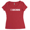 boss new Women's Triblend Scoop T-shirt