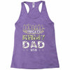 proud army dad Racerback Tank