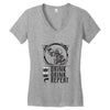 DRINK DRINK REPEAT Women's V-Neck T-Shirt