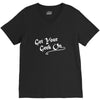get your geek on white type tee V-Neck Tee