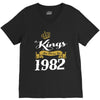 kings are born in 1982 V-Neck Tee