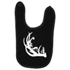 deer antler with buck forest Baby Bibs