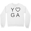 yoga heart Crewneck Sweatshirt