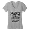 I Love You Grandpa Women's V-Neck T-Shirt