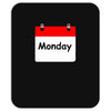 title of day of the week monday day of the week Mousepad